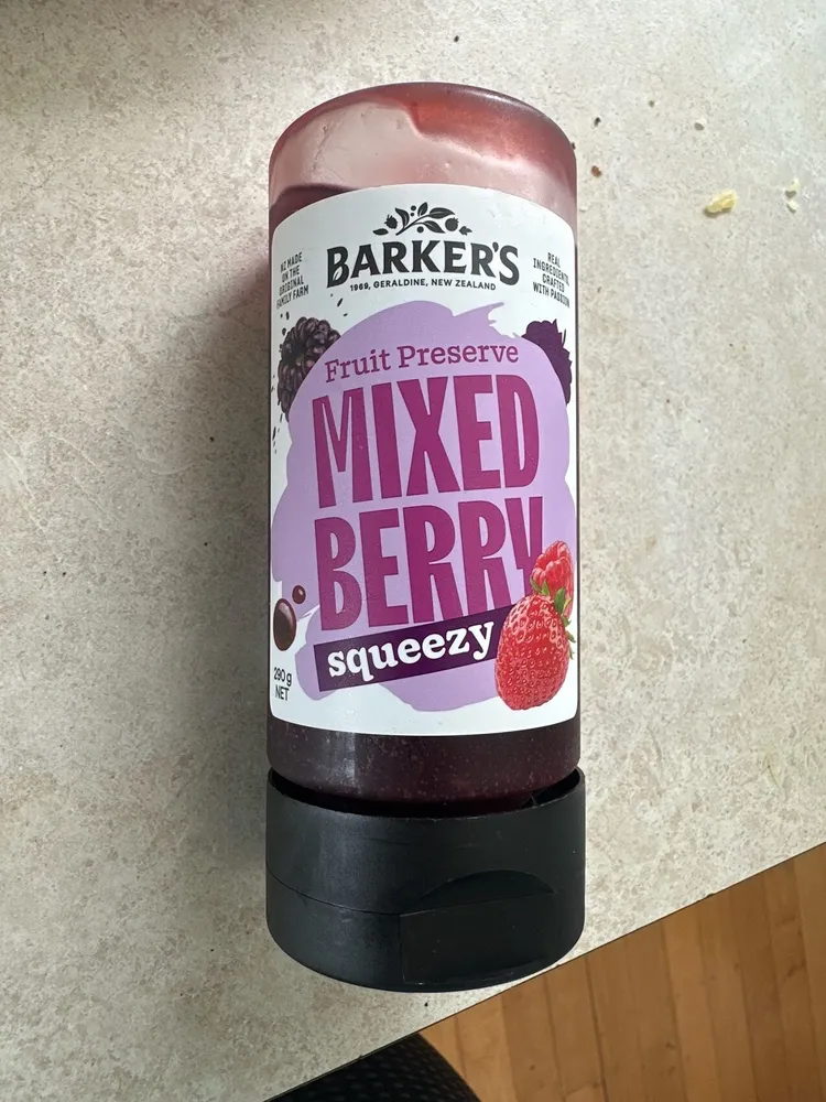 Barkers Mixed Berry Squeezy
