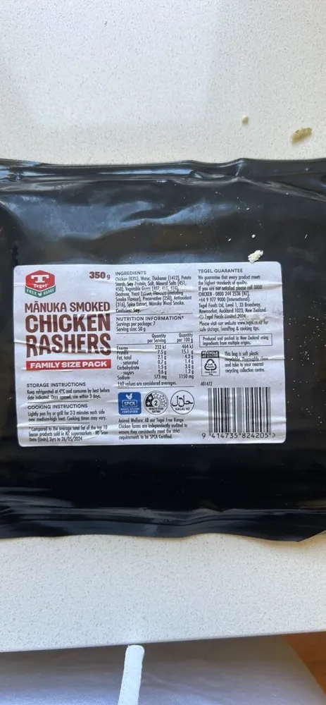 Manuka Smoked Chicken Rashers