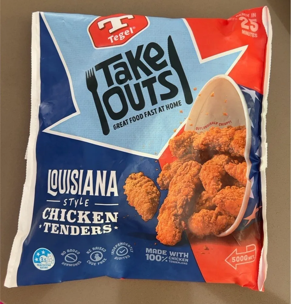 Louisiana style chicken tenders