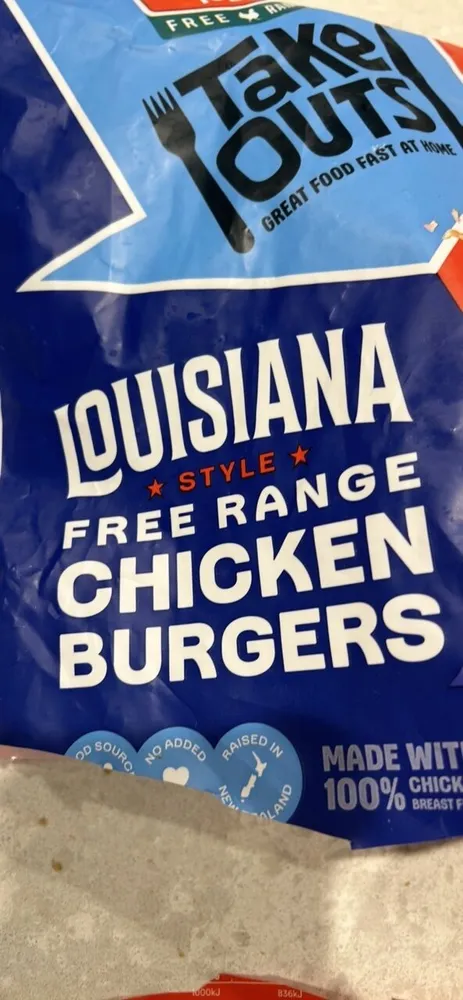 Louisiana Free Range Chicken Burgers