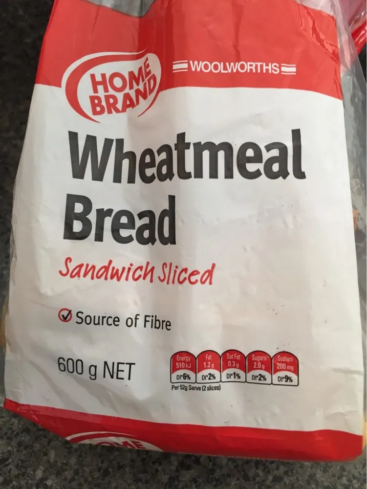 Sandwich Bread Wheatmeal bread