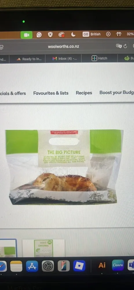 Free Range New Zealand Hot Roast Chicken