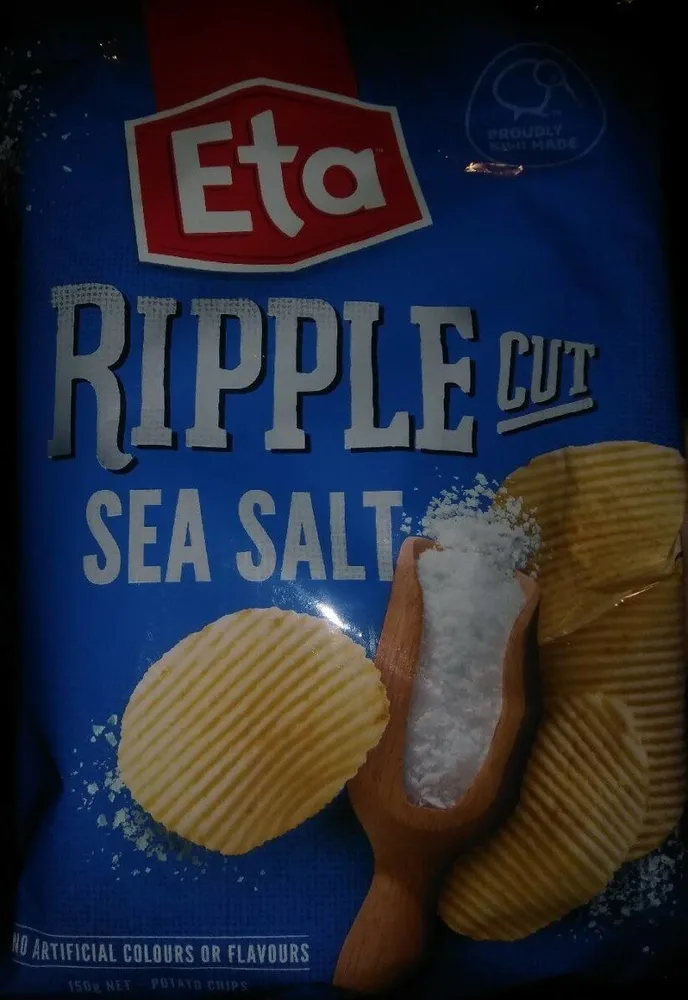 Eta Spuds Ripple Cut Ready Salted 150G