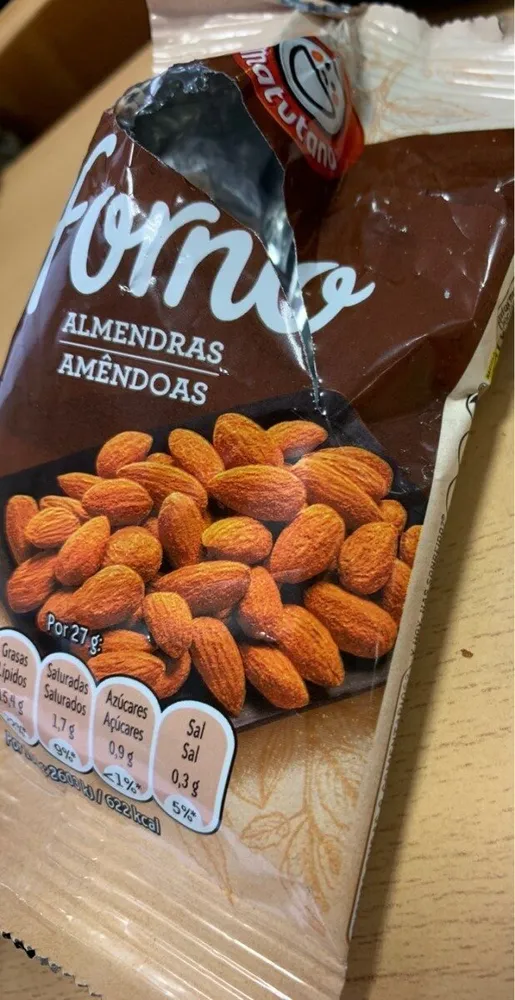 Horno almendras
