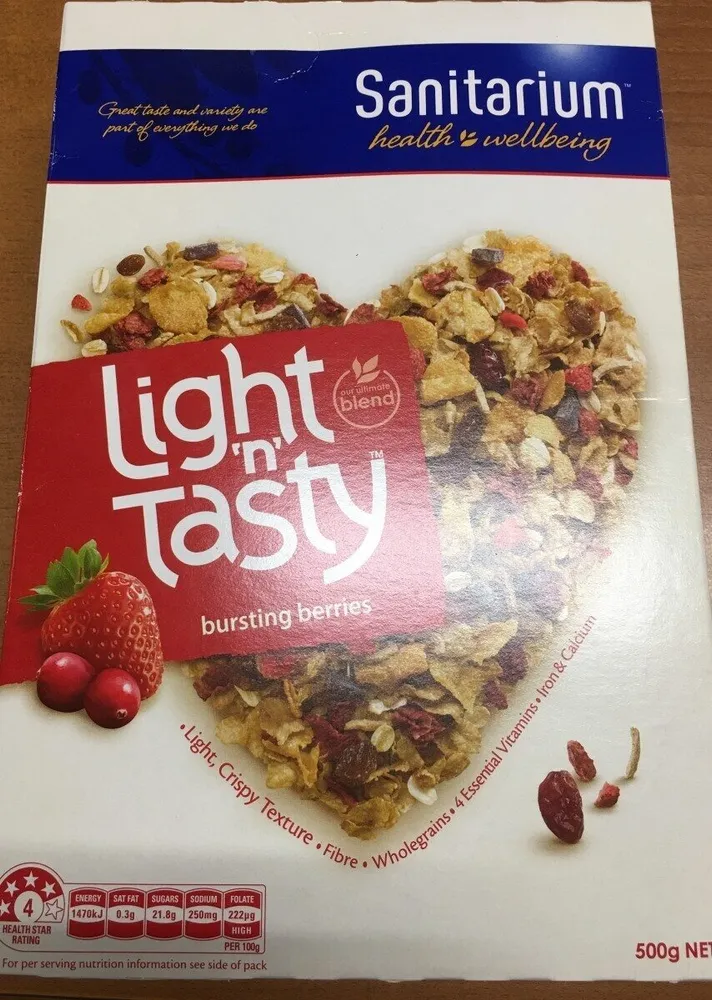 Light 'n' tasty bursting berries