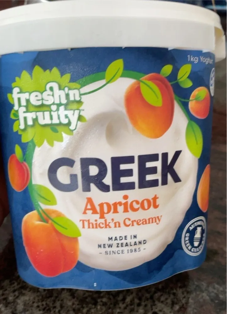 Apricot Greek yoghurt