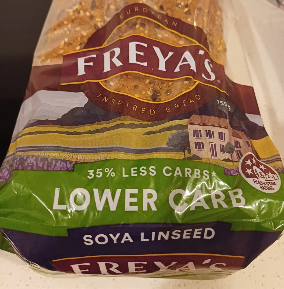 Lower Carb Soya Linseed Bread