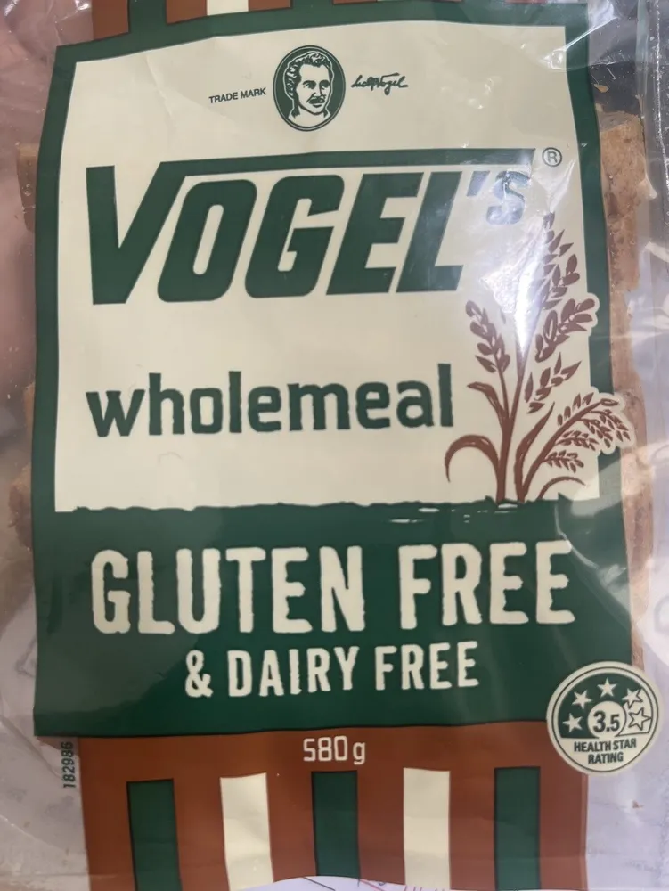 wholemeal gluten free and dairy free