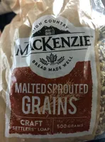 Malted sprouted grains