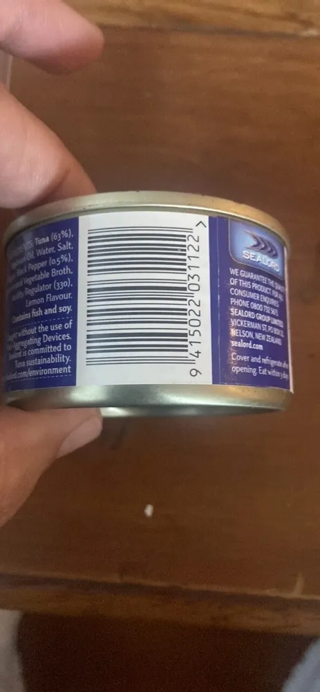 TUNA Lemon Pepper Flavour