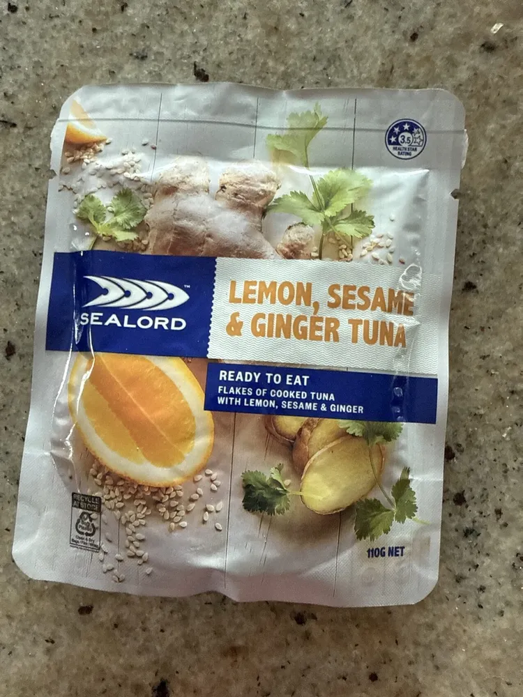 Lemon, Sesame & Ginger Tuna