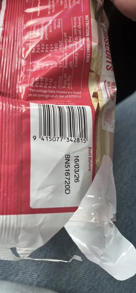 Wafer biscuits