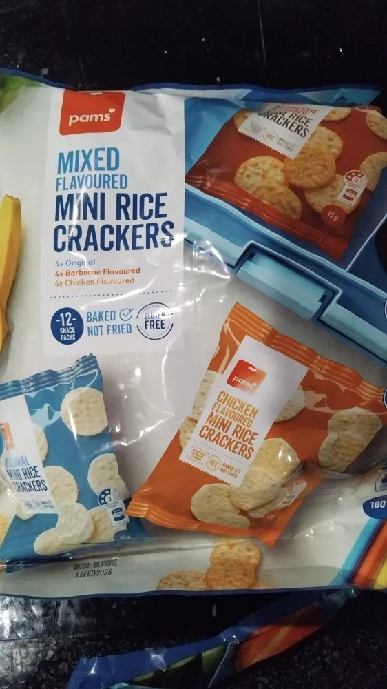 Barbecue Flavoured Mini Rice Crackers
