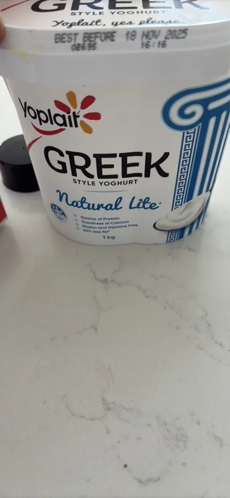Greek style yogurt