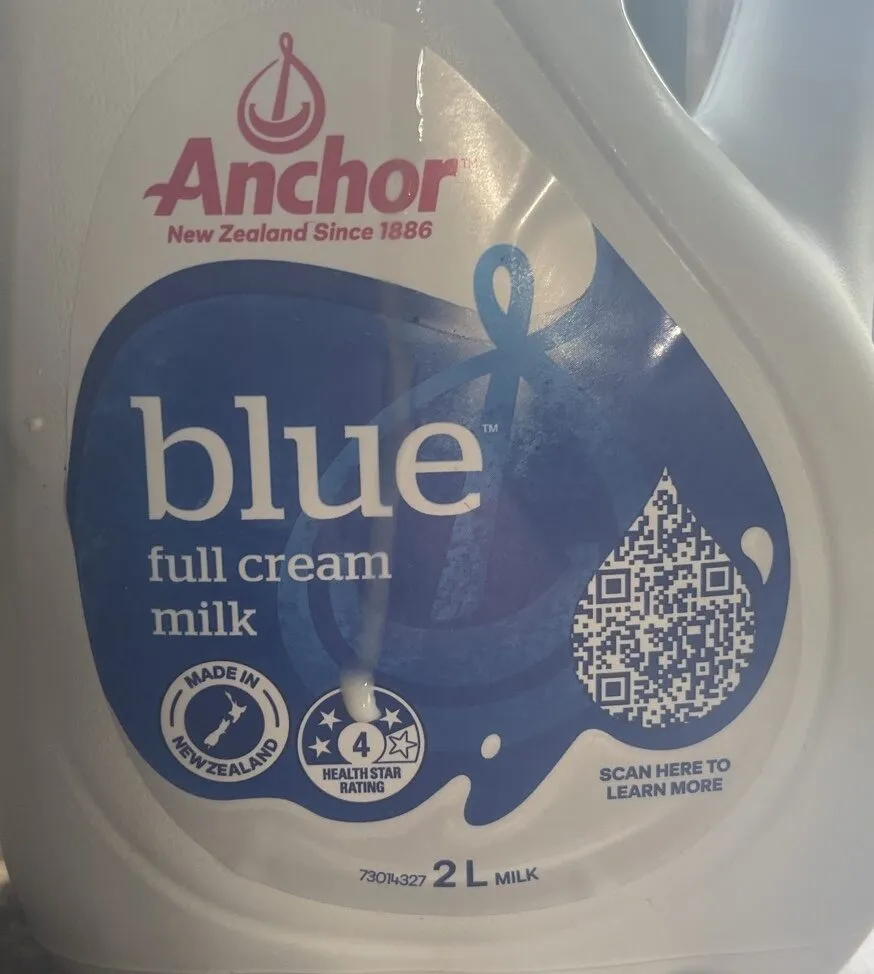 blue full cream milk