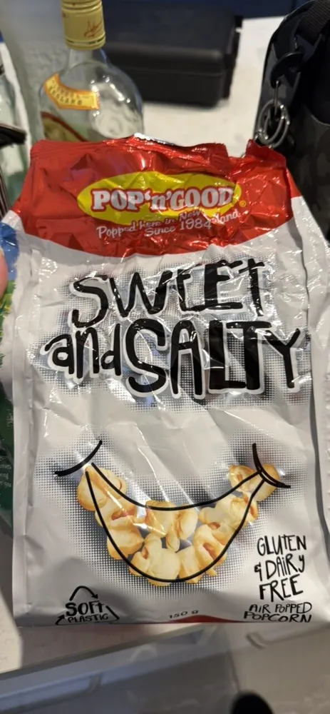 Sweet and salty popcorn