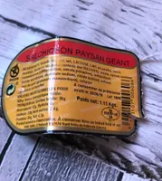 Salchichon paysan geant