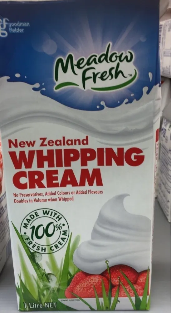 Meadow Fresh Whipping Cream 1L