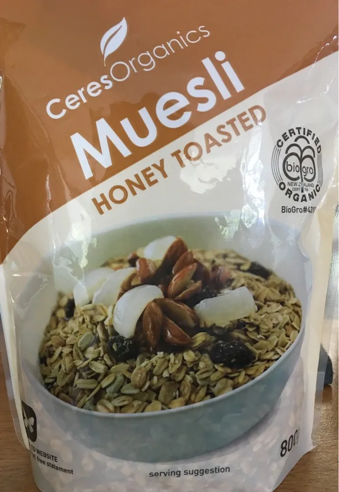 Ceres Organics Muesli Honey Toasted