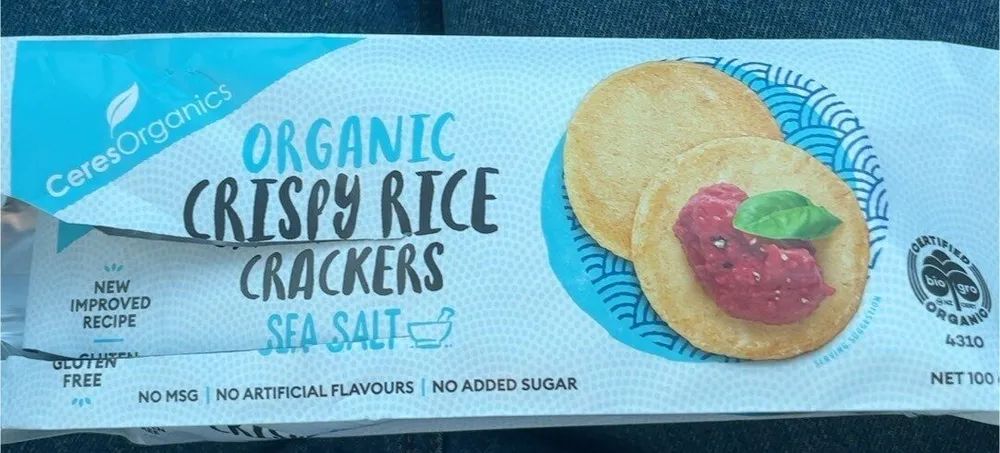 Sea Salt Crispy Rice crackers