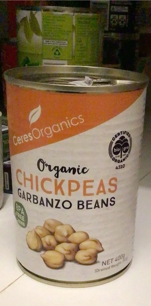Organic Chickpeas Garbanzo Beans