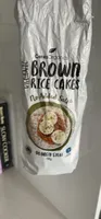 organic BROWN RICE CAKES no added salt