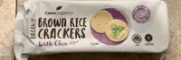 organic CHIA & BROWN RICE crackers