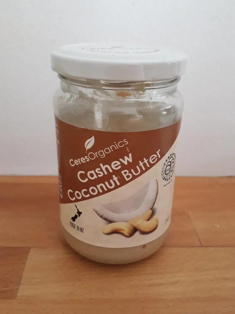 Cashew coconut butter