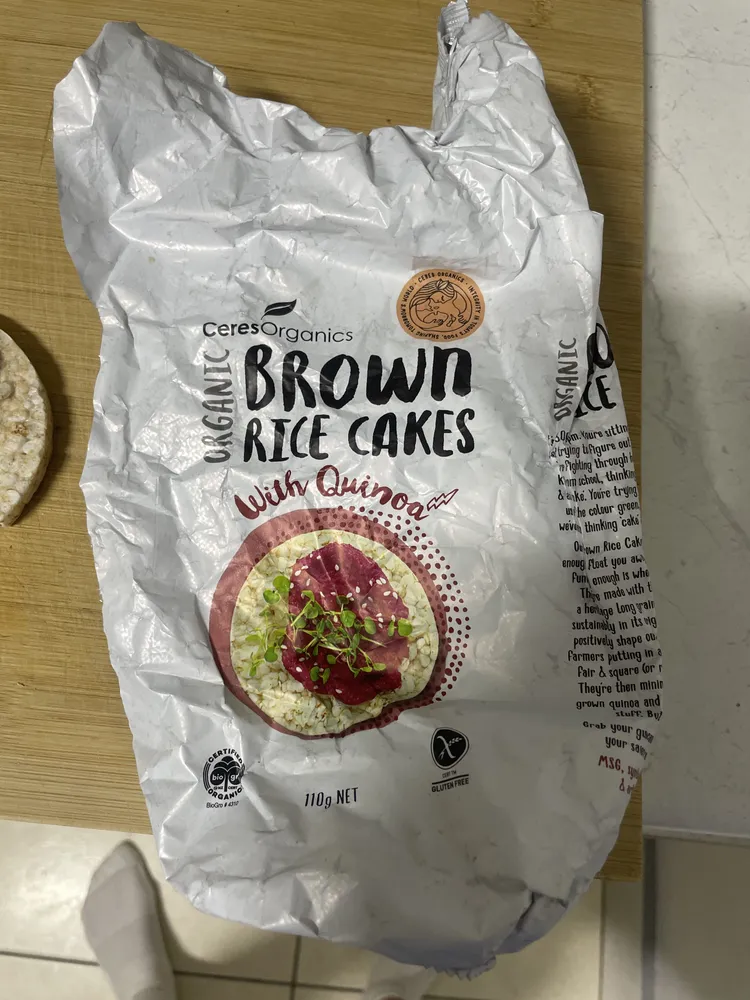 Brown Rice Cakes quinoa