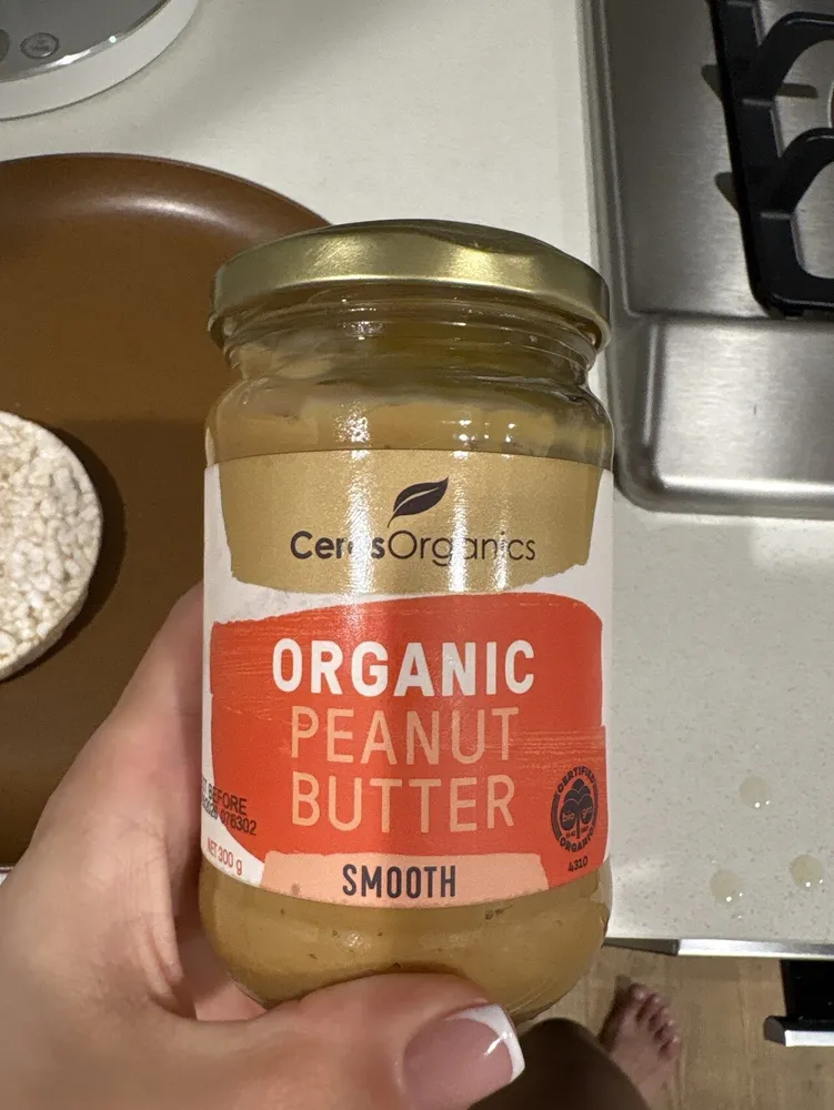 Organic peanut butter smooth