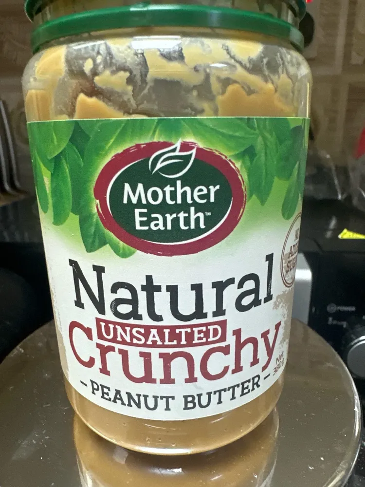 Natural Unsalted Crunchy Peanut Butter