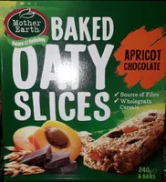 Baked Oaty Slices Apricot Choc