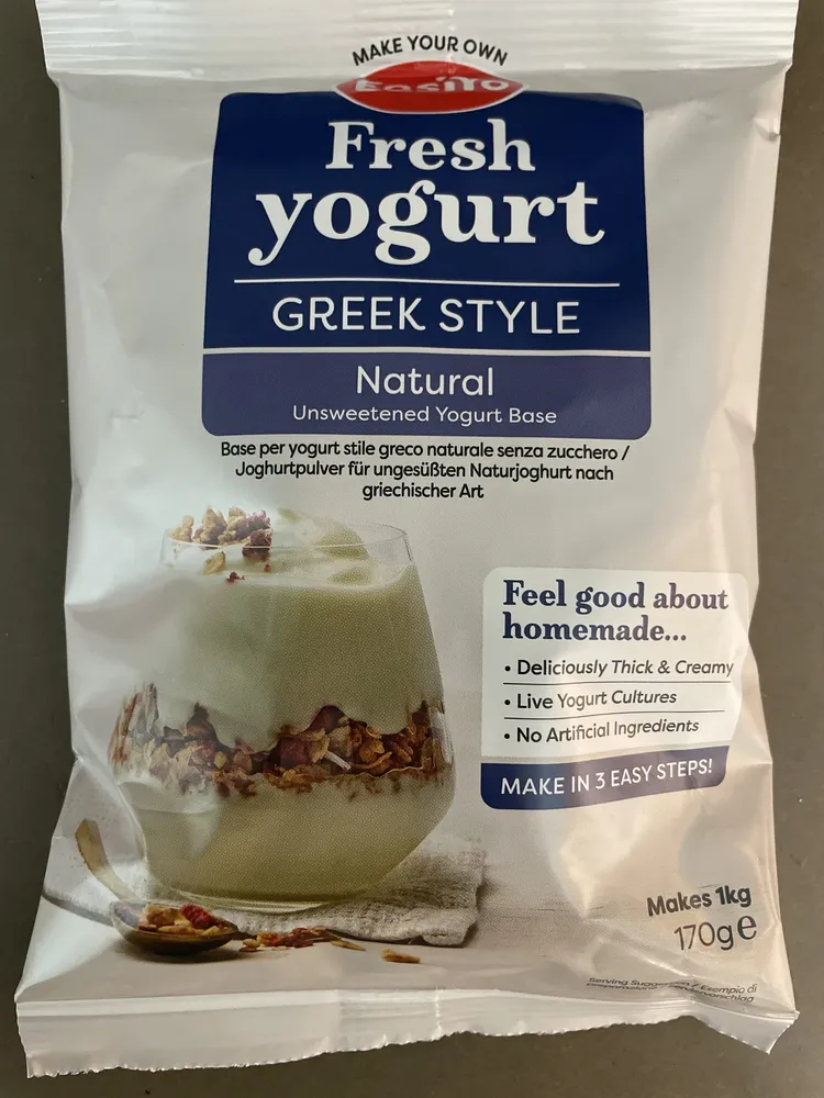 Natural Unsweetened Yogurt Base