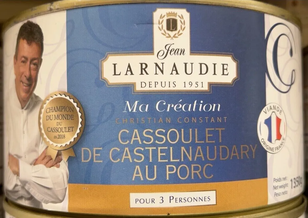 Cassoulet de castelnaudary au porc