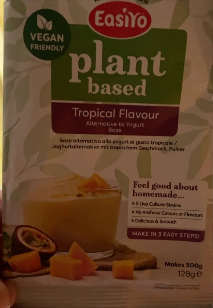 Easiyo plant based tropical flavour