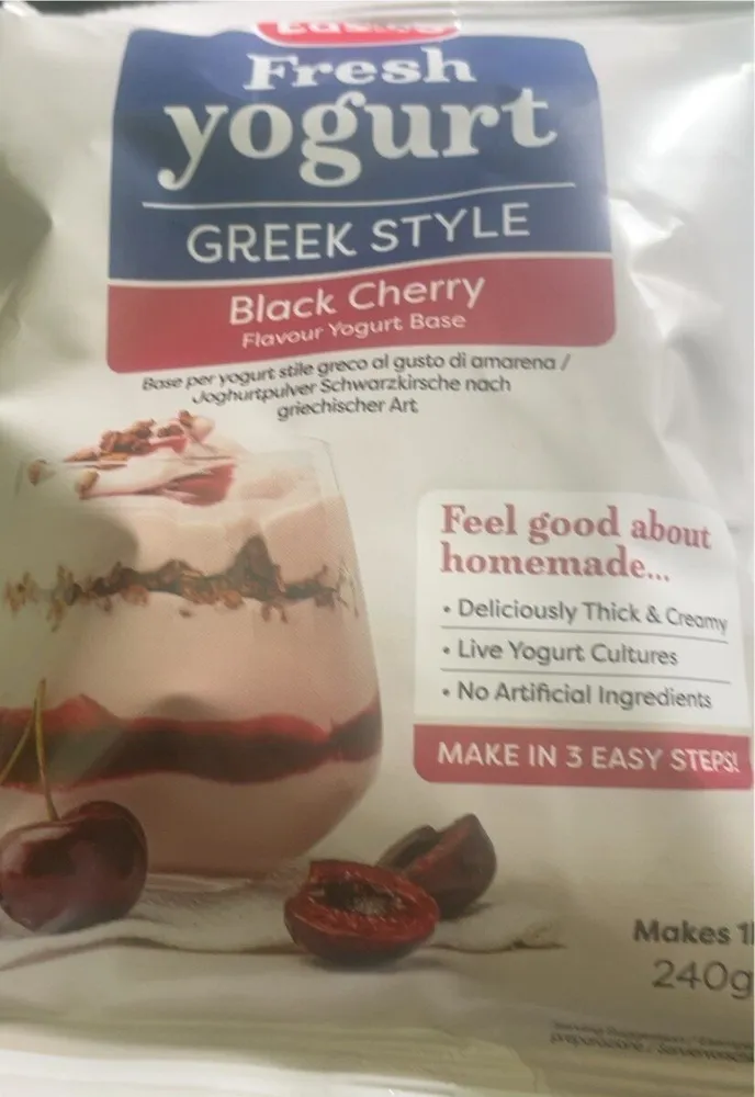 fresh yogurt greek style black cherry