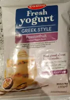 Fresh yoghurt Greek style passionfruit