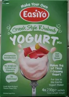 Greek style Rhubarb Yogurt