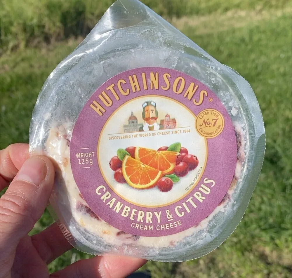 Cranberry & citrus cream cheese