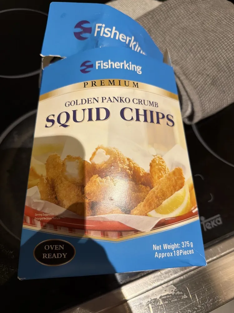 Golden Panko Crumb Squid Chips