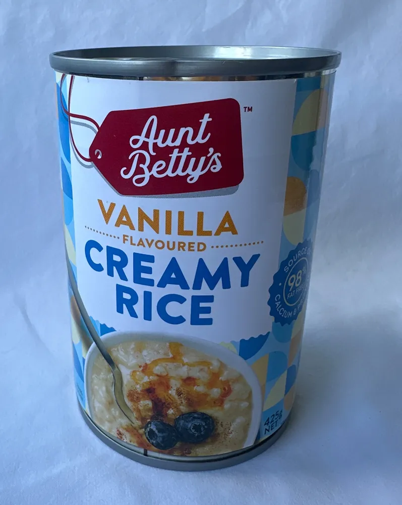 Vanilla creamy rice