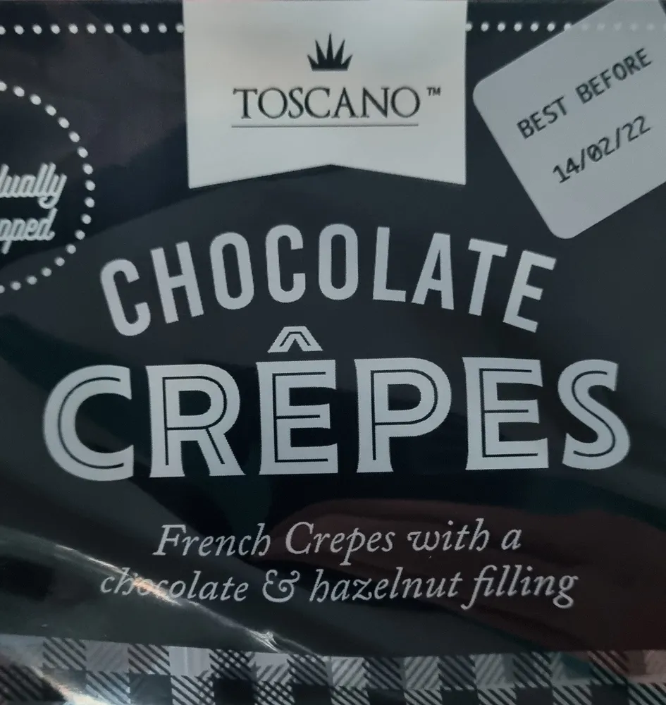 Toscano Choc Filled Crepes