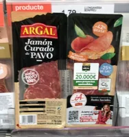 Jamón curado de pavo