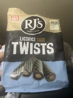 Licorice chocolate twists