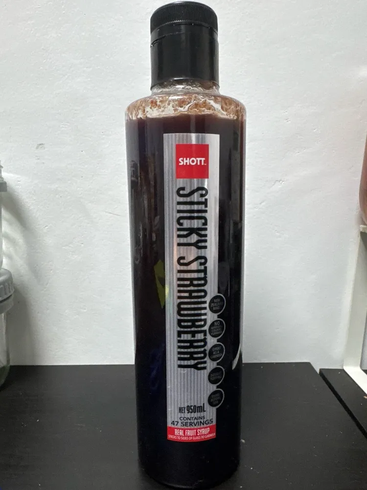 Sticky Strawberry Syrup