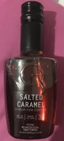 Salted caramel syrup for coffee