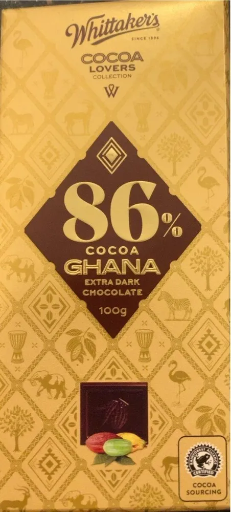 86% Cocoa Ghana Blend Extra Dark Chocolate