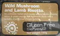 Wild Mushroom And Lamb Risotto