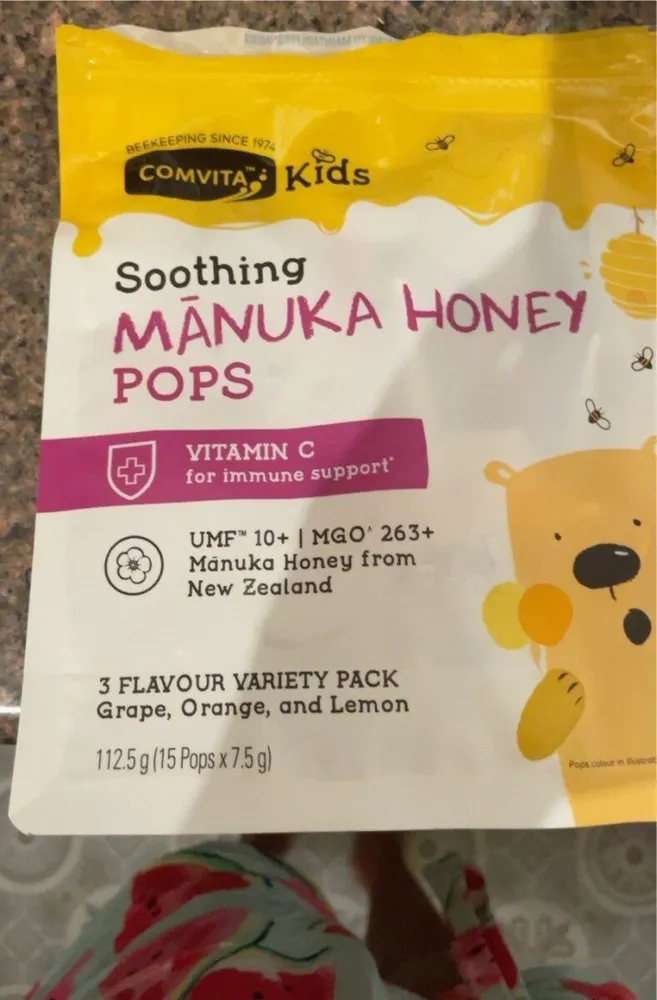 Manuka honey pops