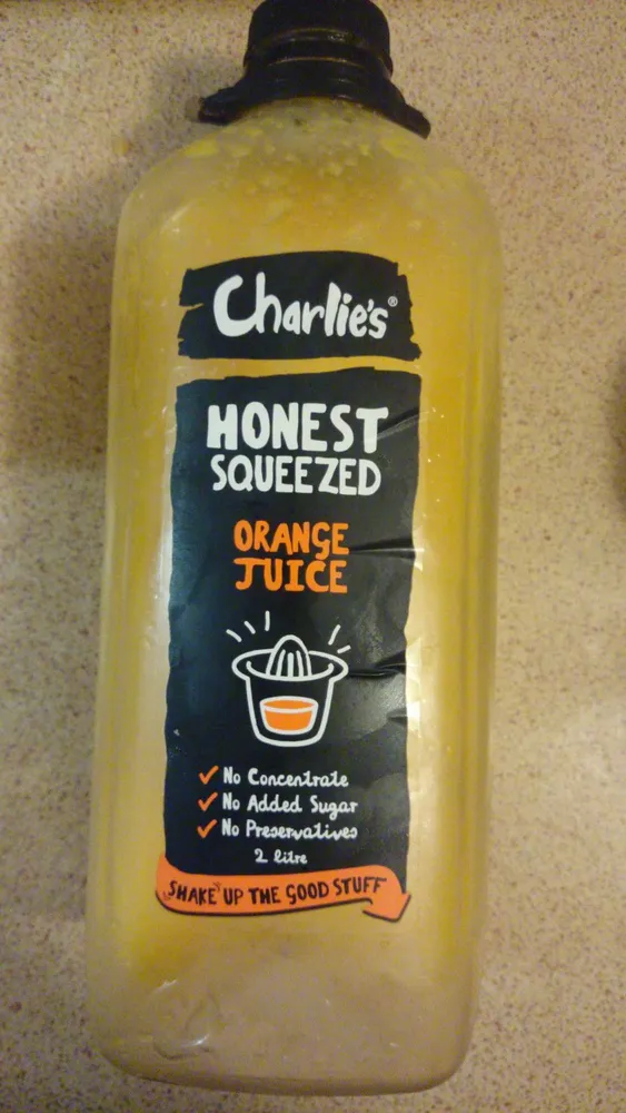 Honest squeezed Orange Juice